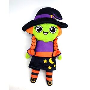 Halloween Dog Toy: Witch Colourful 14" Grunting Dog Toy
